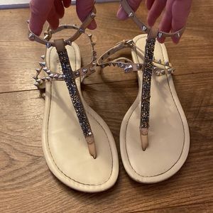 Tan sandals